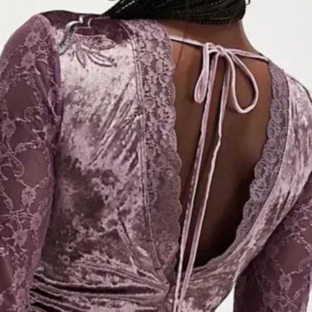 Free People Intimately Night Owl Bodysui Size Xl - Picture 4 of 6